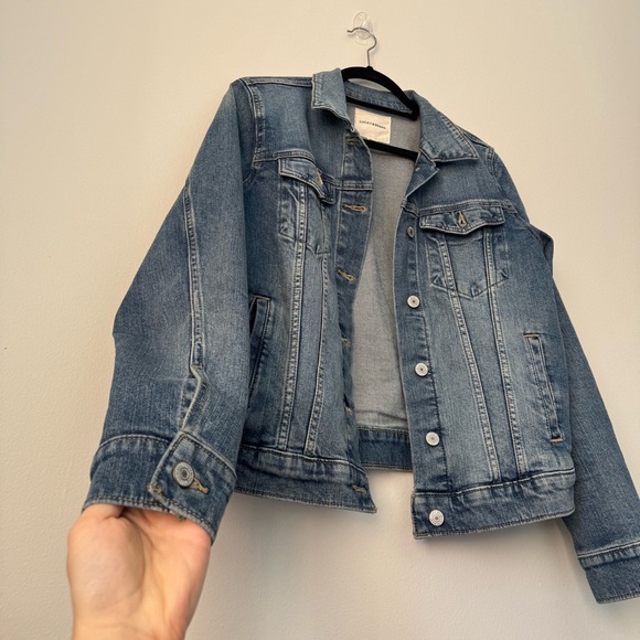 Jeans Jacket Denim Cotton by Lucky Brand Size M - Picture 3 of 11